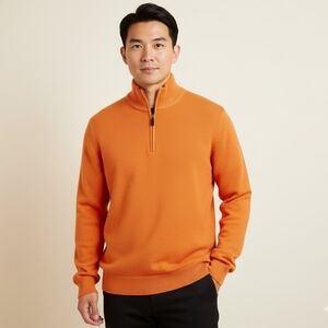 CLUB ROOM Mens 1/4 Zip Mock Neck Pullover Sweater